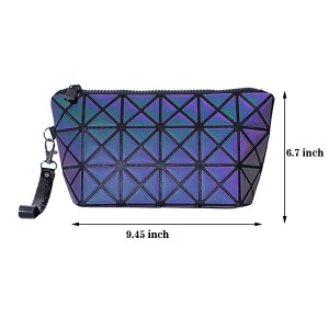 Geometric and Holographic make up bag