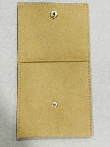 Suede Travel Jewelry Pouch