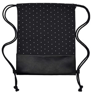 Polka Dot Drawstring Backpack