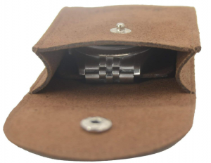 Suede Watch Travel Pouch