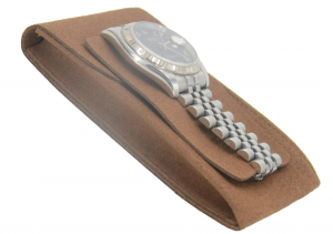 Suede Watch Travel Pouch