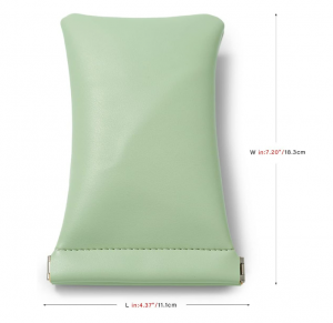 Leather Squeeze Glasses Pouch