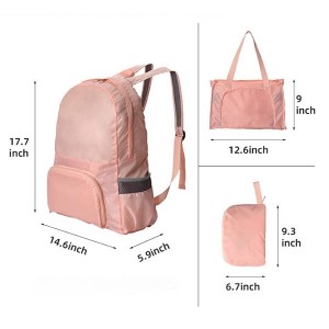 2 in 1 Foldable Travel Backpack