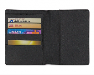 Leather passport holder