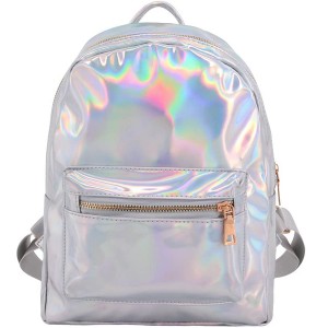 Mini Holographic Laser School Backpack Travel Casual Daypack