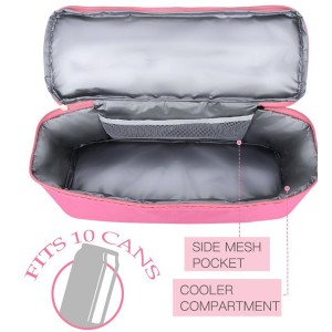 Beach Tote w/ Zipper & Insulated Cooler