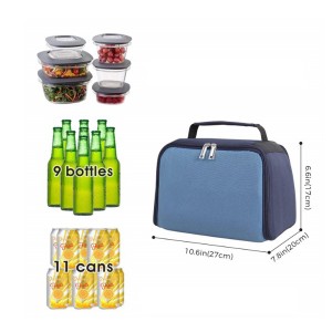 Foldable cooler lunch  bag