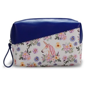 Patched Make Up Bag