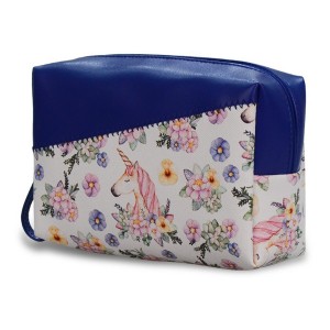 Patched Make Up Bag