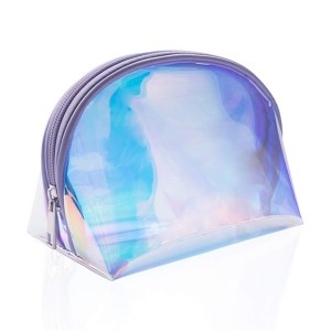 Holographic Clear Make Up Pouch