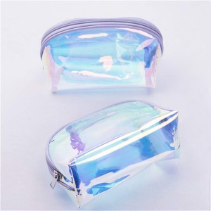 Holographic Clear Make Up Pouch
