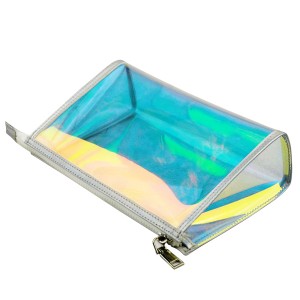 Clear Holographic make up bag