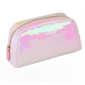 Holographic Laser PU leather Cosmetic Bag
