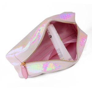 Holographic Laser PU leather Cosmetic Bag