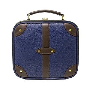 Professional leather Train Make Up Case