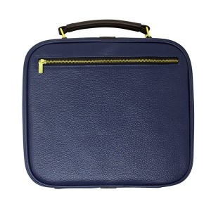 Professional leather Train Make Up Case