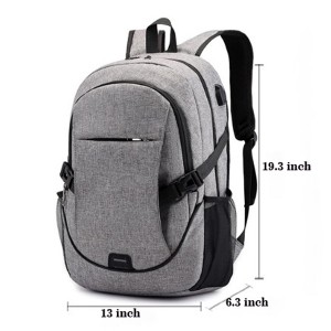 School Laptop Backpack with build-in USB Port
