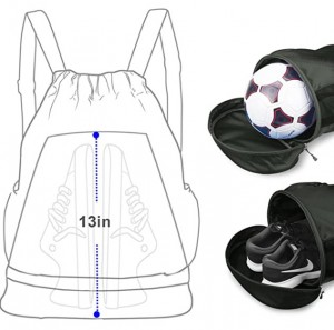 Drawstring Backpack Bag Gymsack