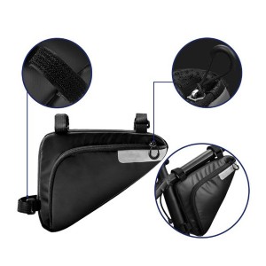 Cycling saddle frame bag waterproof