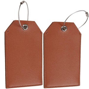 PU Leather luggage tag