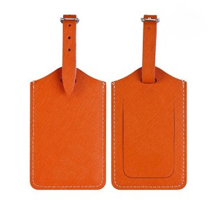 Cow Leather luggage tag