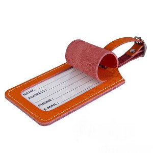 Cow Leather luggage tag