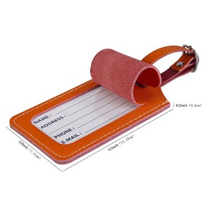 Cow Leather luggage tag