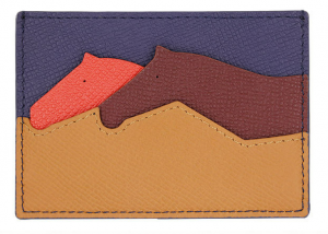 Slim Card Case in Contrast Color