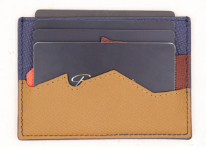 Slim Card Case in Contrast Color