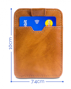 RFID Blocking Pull-out Slim Card Case