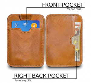 RFID Blocking Pull-out Slim Card Case