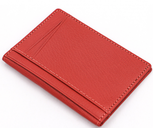 Ultra Slim Leather Credit Card Holder