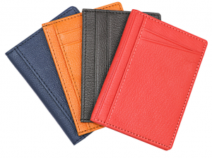 Ultra Slim Leather Credit Card Holder