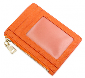 Zipper Credit Card wallet with Keychain