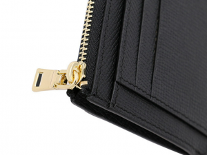 Zipper Credit Card wallet with Keychain