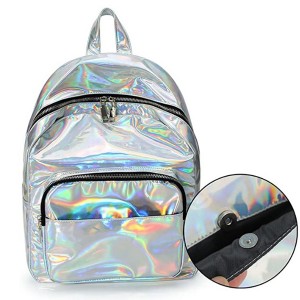 Holographic Laser School Backpack Travel Casual Daypack