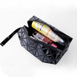 Foldable Holographic cosmetic bag