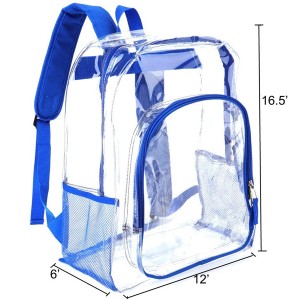 Clear PVC School Backpack