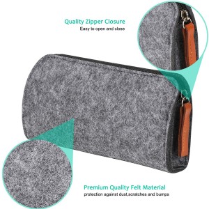 Felt cosmetic case