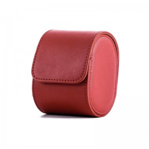 Luxury Leather Travel Watch Case Single Watch