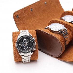 3 Watch Travel Case -Premium Leather Watch Case With Perfect Texture.