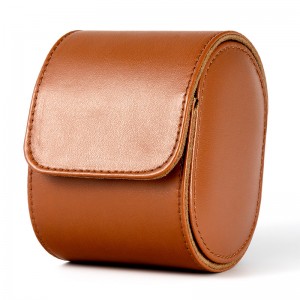 Luxury Leather Travel Watch Case Single Watch