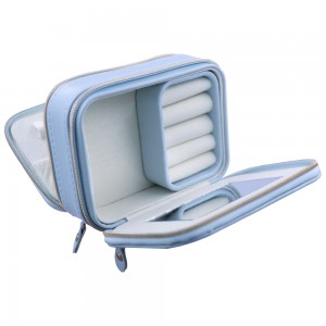 PU Jewelry Box with Mirror Mini Jewelry Case