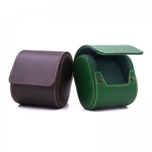 Leather Travel Watch Case Single Watch