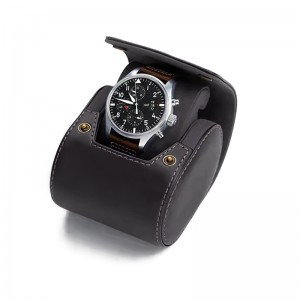 Leather Travel Watch Case Single Watch